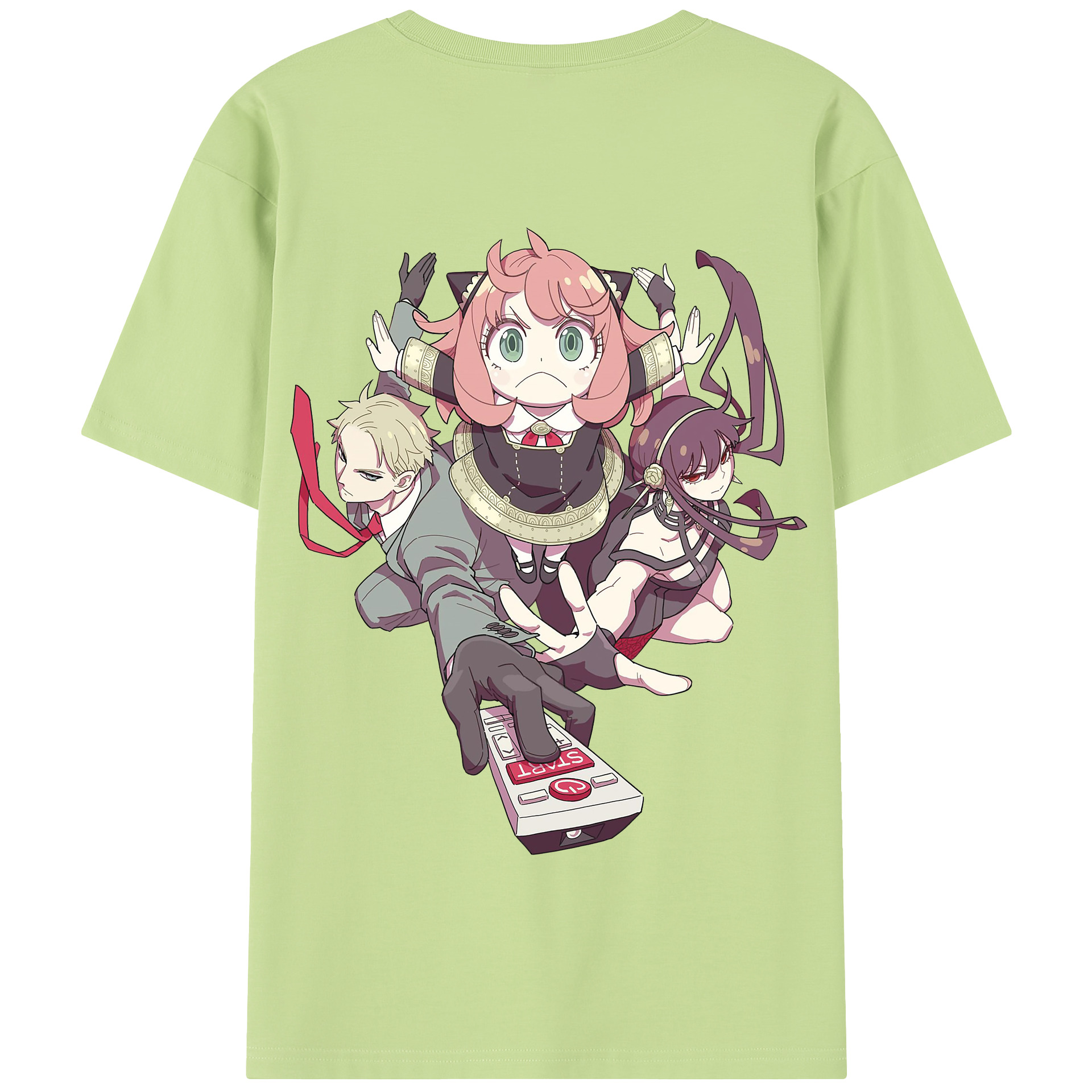 （画像用） SPY×FAMILY间谍家家酒 綿100％半袖Tシャツ（背面プリント）